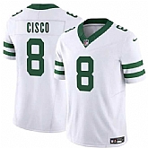 Men & Women & Youth New York Jets #8 Andre Cisco White 2025 F.U.S.E. Vapor Untouchable Limited Stitched Jersey,baseball caps,new era cap wholesale,wholesale hats